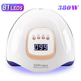 380W UV/ 81LED Manicure Lamp With Handle