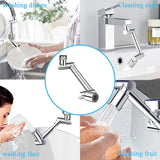Metal 1440° Rotatable Extension 2 Mode Faucet Sprayer