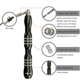 MOGOLD Durable Steel Wire Knot-Free Fitness Non-Slip Jump Rope |