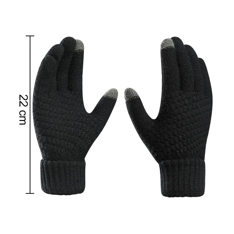 Winter Gloves With Touchscreen, Non-slip And Waterproof for Men And Women.