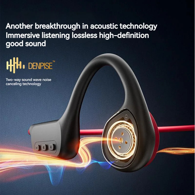POLVCDG  Wireless/ Waterproof Bluetooth Bone Conduction Headset X7 IPX8 32GB Memory 5.3