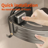 Wall Mounted Triangle/Rectangle Suction Cup Shelf Great For Showers Or Kitchens