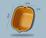 Double Layer Plastic Colander