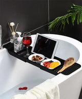 Extendable Bathtub Organizer Shelf