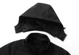 Men's Spring/Autumn Waterproof Jacket With Detachable Hood Sizes M-5XL