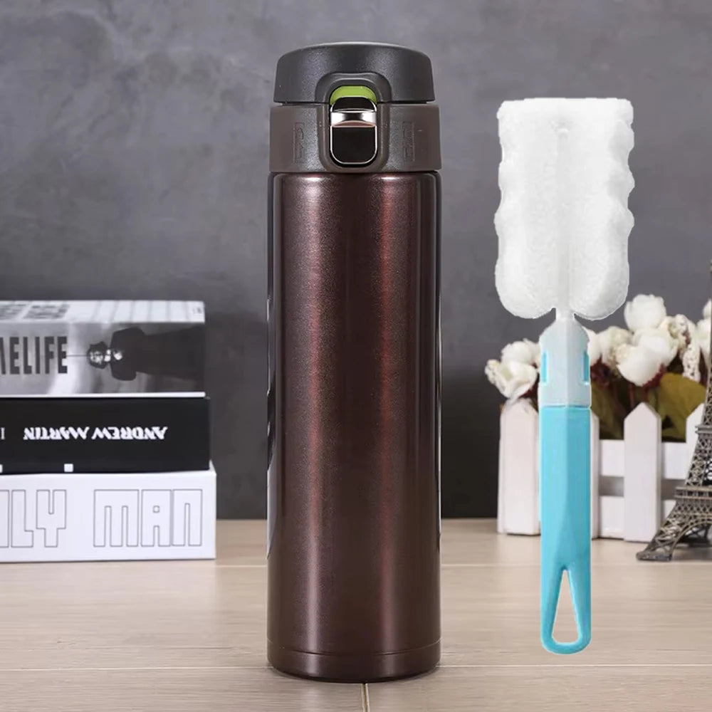 500M/16 Oz Insulated Stainless Steel BPA Free Leakproof Water Bottle