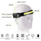 USB Rechargeable LED Head Lamp with built-in 1200mah battery .