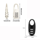 Anti-Theft Mini 3 Digit Combination Code Lock For Luggage