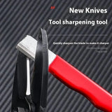 Tungsten Diamond Ceramic Sharpening Stone For Knives Scissors OR  Gardening Shears