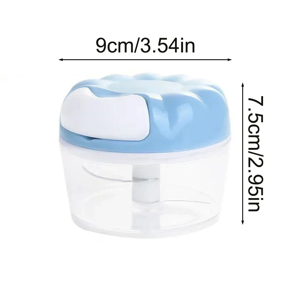 1PC Manual Mini Chopper For Garlic Chili Or Peppers