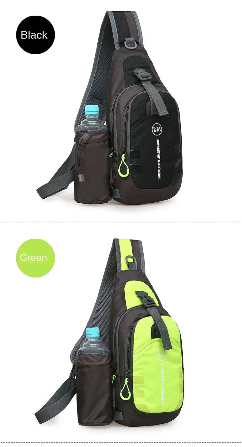 Fashion Men Women Handbag Sport Belt Waist Pack Pouch Shoulder Bag Water Bottle Holder Bag for Running Jogging Hiking