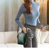 Single Shoulder Leather Crossbody Bag