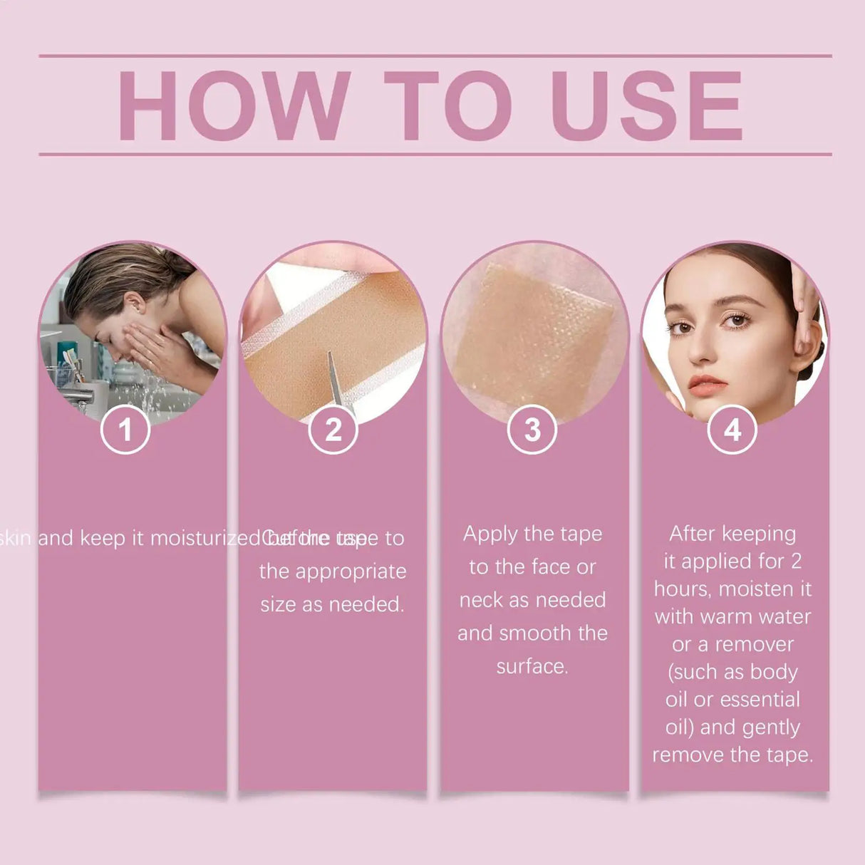 4x150cm Silicone Waterproof Self-Adhesive Scar Therapy Patch