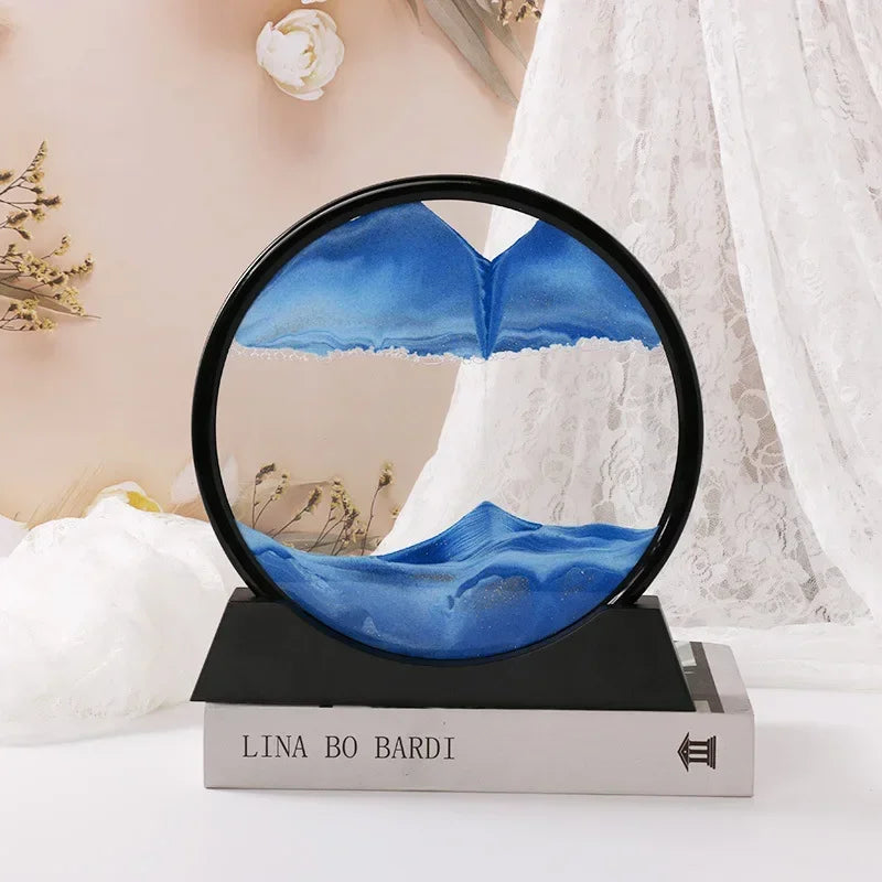 3D Dynamic Liquid Flowing Sand Art Frame