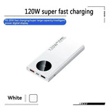 80000mAh High Capacity 120W Super Fast Charging Power Bank For iPhone Or Samsung