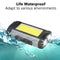 18650 Portable Camping USB Rechargeable COB LED Flashlight Power Bank With Magnet Waterproof Lantern 4000mAh