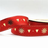 5yards Of 1inch(25mm) Christmas Polyester Ribbon.