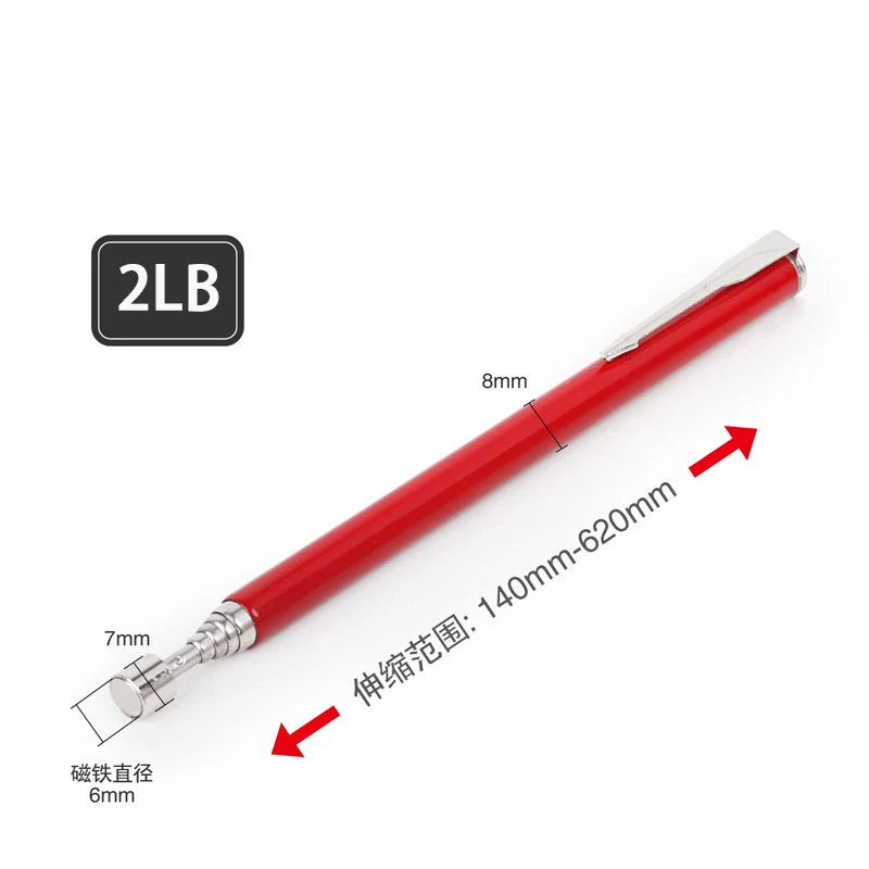 Mini Extendable Magnetic Rod To Pickup Nuts Or Bolts