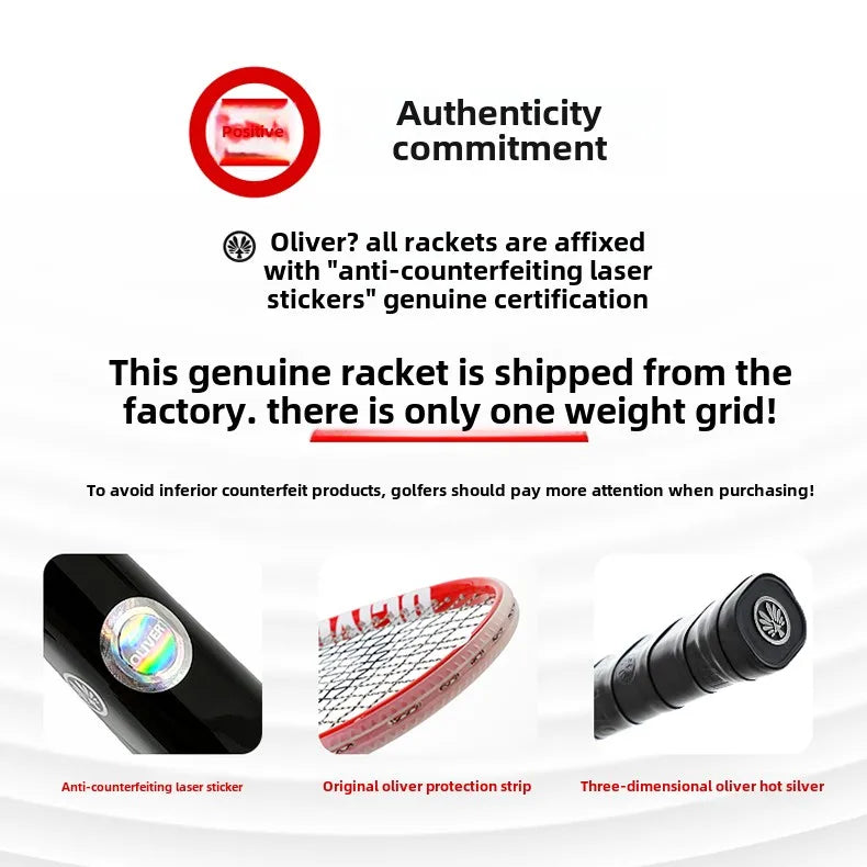 High-Performance Carbon Squash Racquet With String -Bag Included
