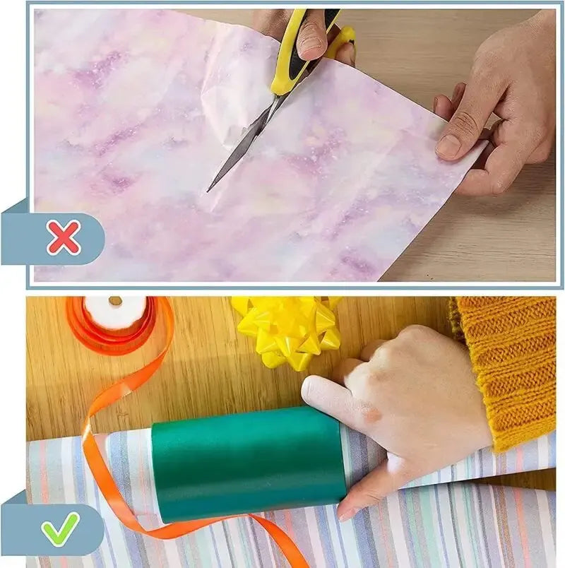 1pc Portable Mini Christmas Wrapping Paper Cutter