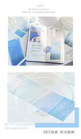 5pcs Star Ocean Translucent Bookmark