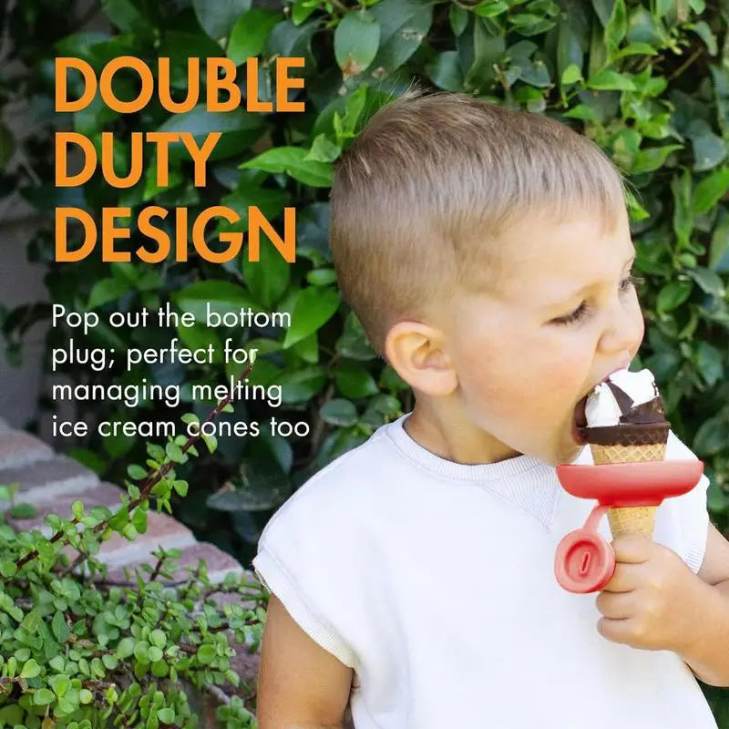 Colorful Silicone Drip Free Popsicle Holder