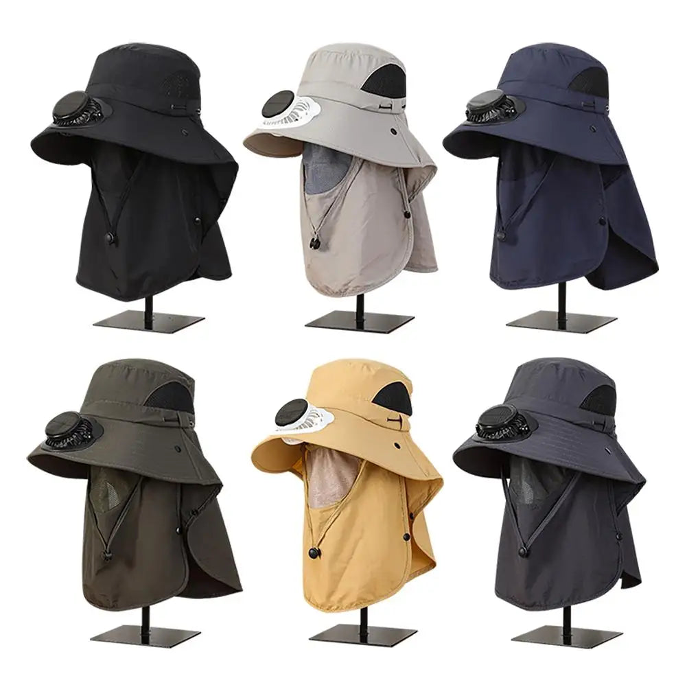 Solar Charging Fan Hat