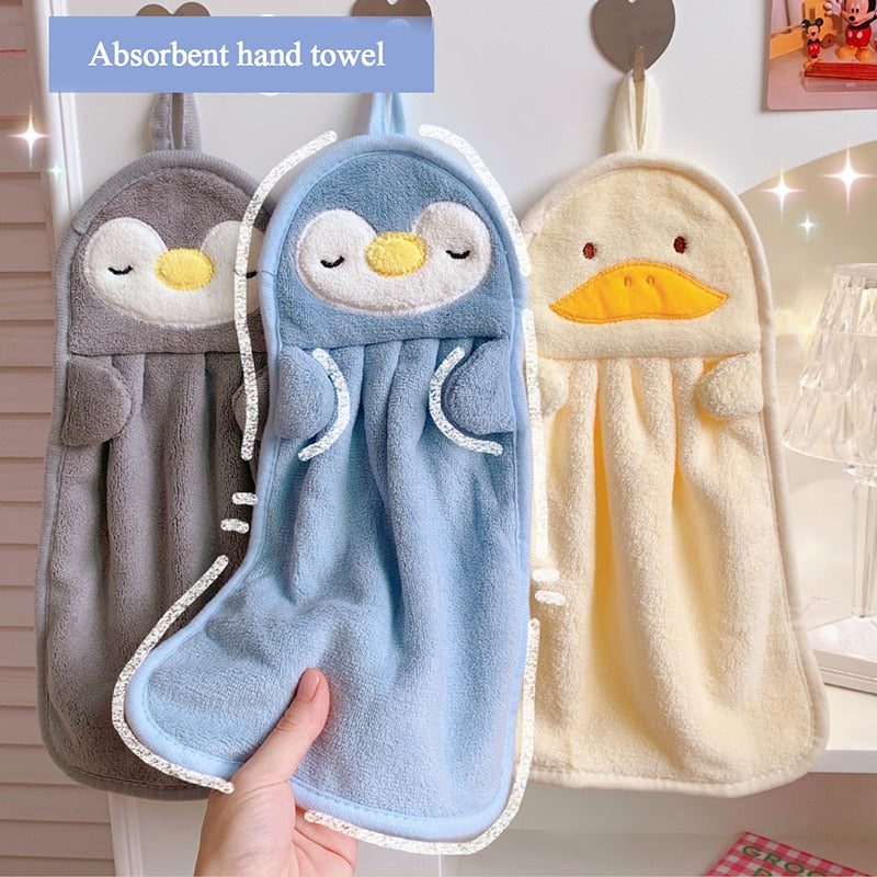 Children's Fleece  Hanging Hand Towels.