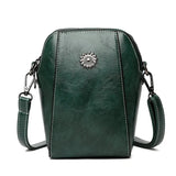 Single Shoulder Leather Crossbody Bag