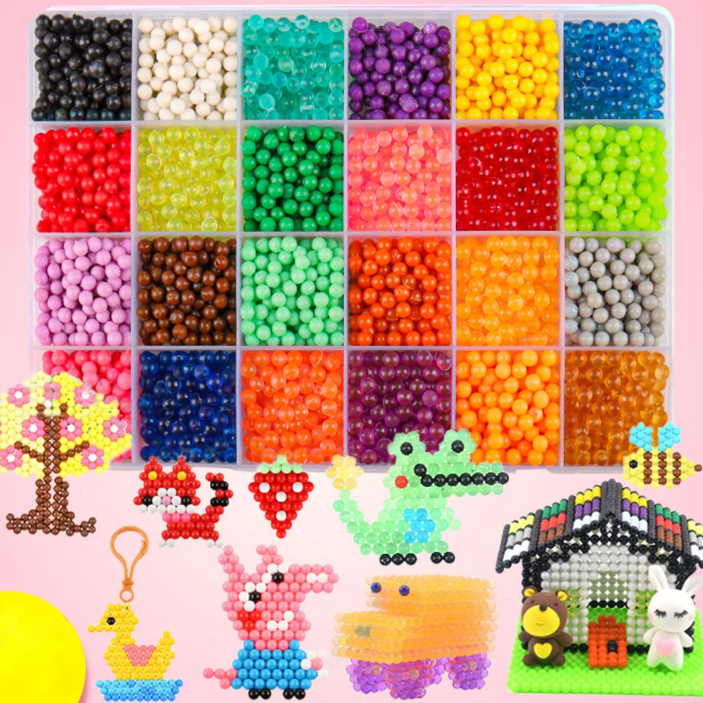 1000 Pcs/box DIY Water Spray Magic Beads Craft Kit