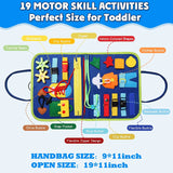 Montessori Toddler Busy Board For Educational Activity Motor Skills