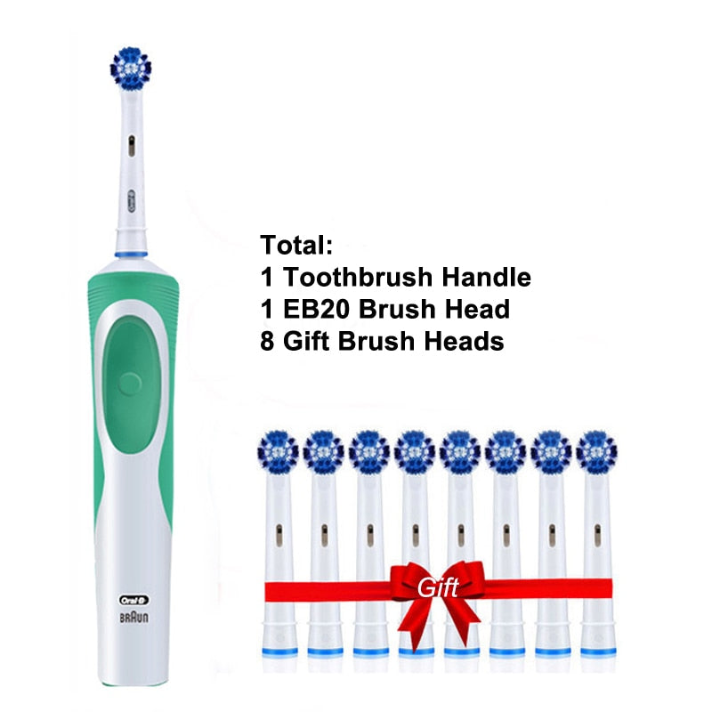 Oral B 3D Whiten Electric Adult Toothbrush With Gift Brush Heads.