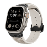 Silicone Sports Strap for Apple Watch Ultra 2/1 49mm Series 9 8 7 45mm 44mm Or IWatch 6 5 4 3 Se 44mm 42mm