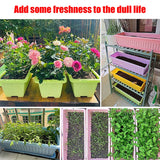 1 Plastic Rectangular Vegetable Planter