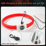 Led/USB Luminous PVC Waterproof Collar For Large Medium Or Small Pets