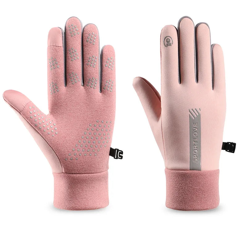 Women's Thermal Fleece, Waterproof Outdoor Gloves