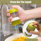 Soap Dispenser Dish Brush With Drainage Base