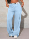 High Waisted Tummy Control Wide Leg Sweatpants