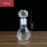 50ML mini style lead-free wine glass decanter with Airtight stopper.