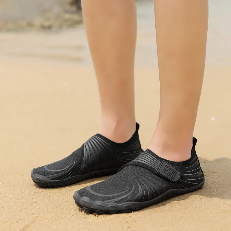 Men, Women, And Children Barefoot Shoes With Grip For Beach, Swimming Or Fitness