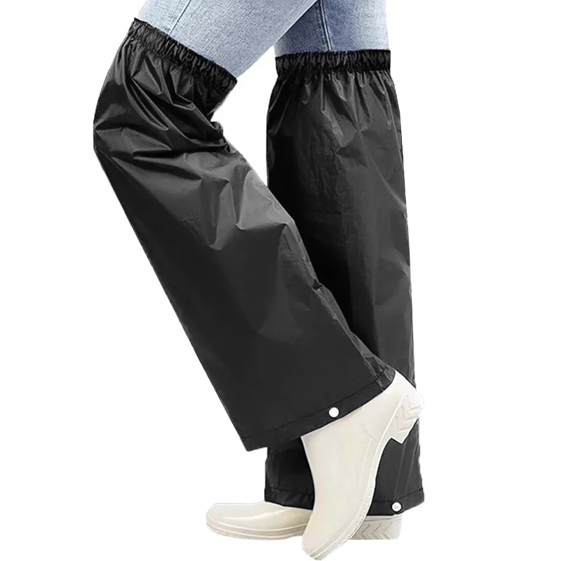 1 Pair Waterproof Packable Leg Covers For Hiking And Camping