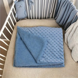 75*100cm Newborn Baby Soft Warm Velvet Blanket