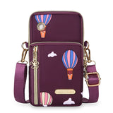Women's Lightweight Nylon Crossbody Or Arm Bag