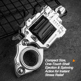 Metal Fidget Spinner Revolver For Stress Relief