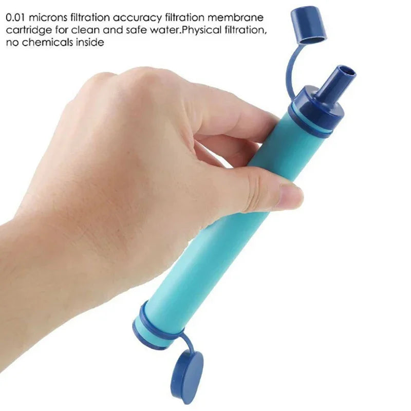 Outdoor Mini Water Purification Filter Straw For Camping Or Hiking