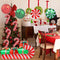 Variety Of Christmas Decorative Foil Balloons.