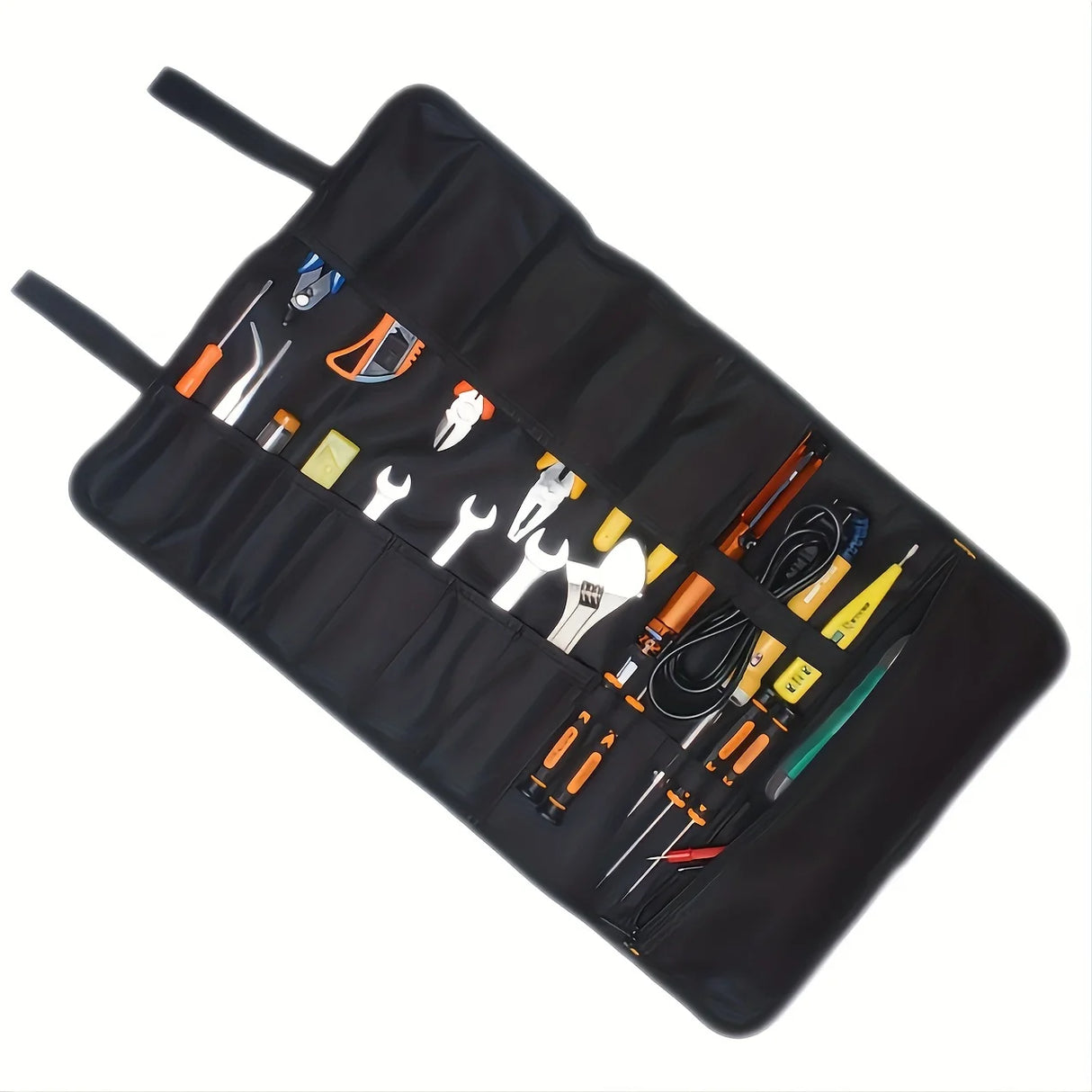 22 Pockets Oxford Canvas Folding Tool Roll Storage