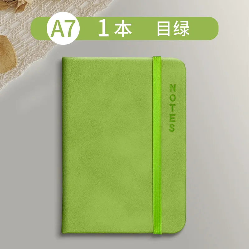 Handmade Leather Mini A7 Pocket 80 page Notebook