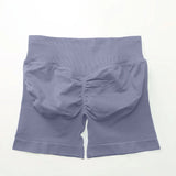 NCLAGEN 4.5" Women's  Low Ribbed Band Scrunch Butt Seamless Impact Shorts
