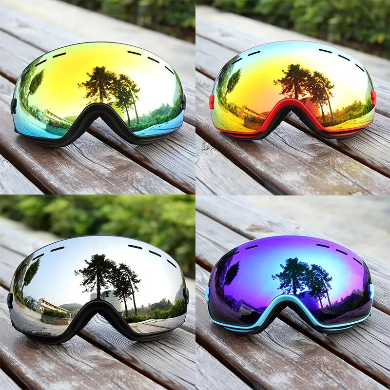 X-TIGER Double Layer, Anti-fog, UV Protection Ski Goggles.